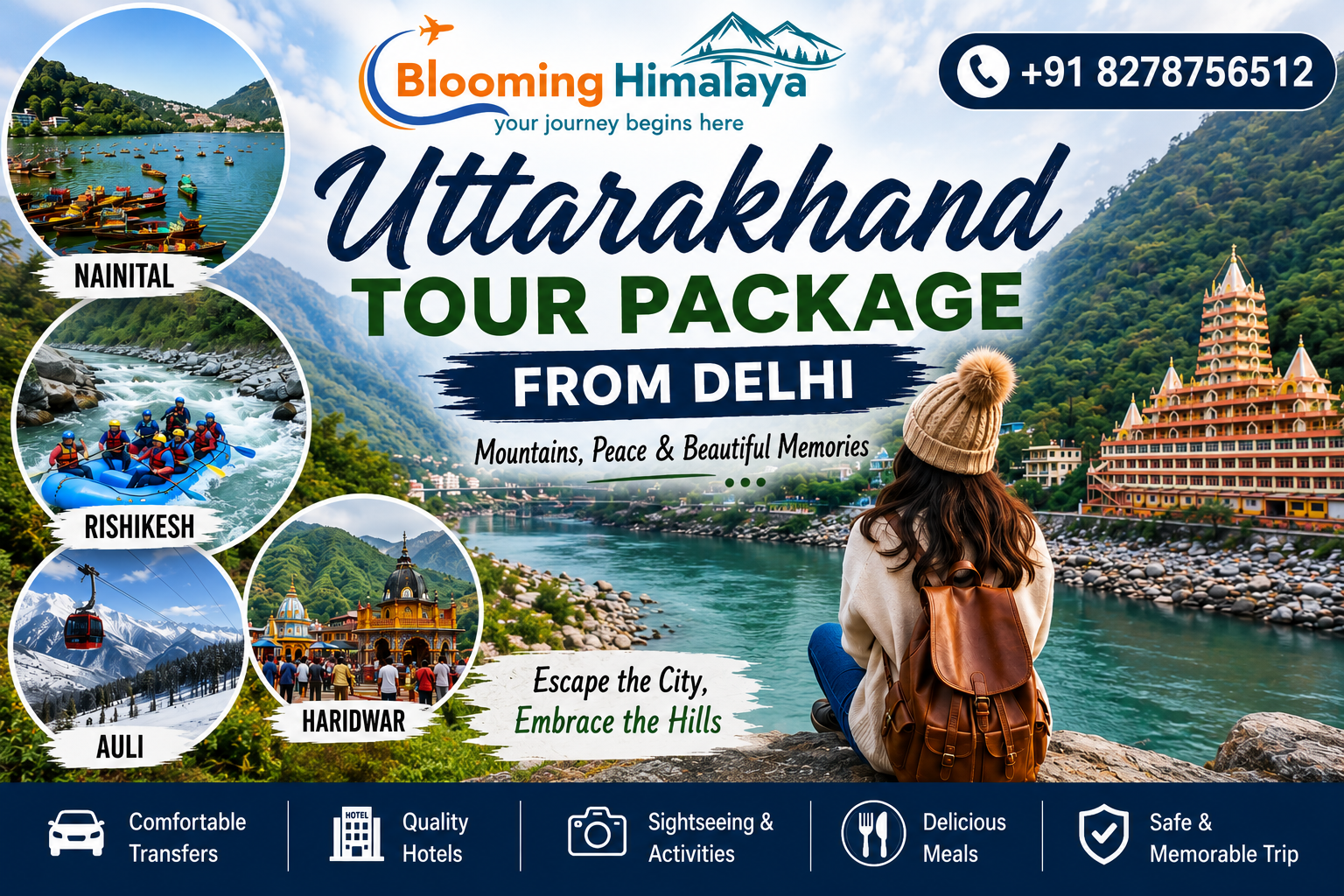 Uttarakhand tour package from Delhi