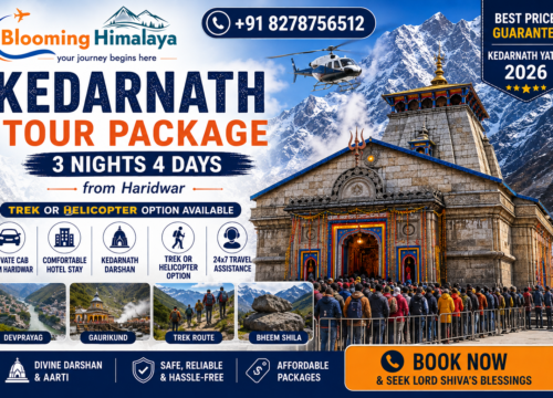 Kedarnath Tour Package from Haridwar 3 Nights 4 Days
